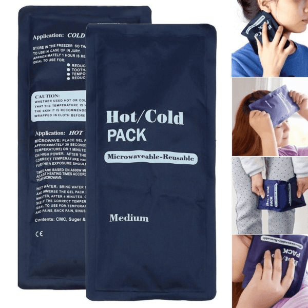 Multi-Purpose Hot and Cold Pack Flexible Gel Pack Physiotherapy (extra Gel standard size  )