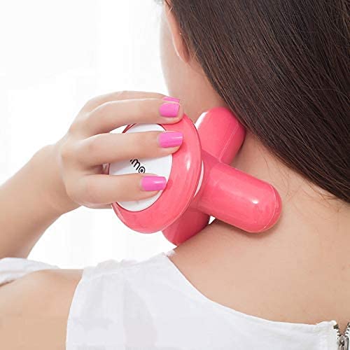 Mini Electric Body Massager for Neck Back Shoulder | USB Powered Vibration Massager Machine for Pain Relief &amp; Muscle Relaxation | Portable Handheld Therapy Tool for Men Women | Lightweight Travel-Friendly Massage Device (Random Color)