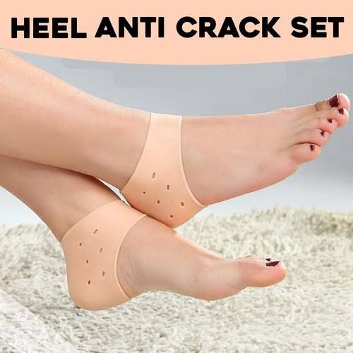 Half Heel Pain Anti-Crack Silicone Set – Unisex Anti-Crack Pain Relief - 01 Pair