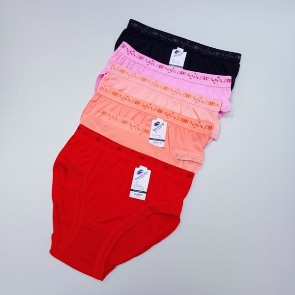 Pack of 3 Women’s Underwear – Comfortable Lycra Banyan Fabric Panties for Everyday Wear, Available in Sizes S, M, and L – Soft, Stretchable, and Breathable Innerwear (Random Color)
