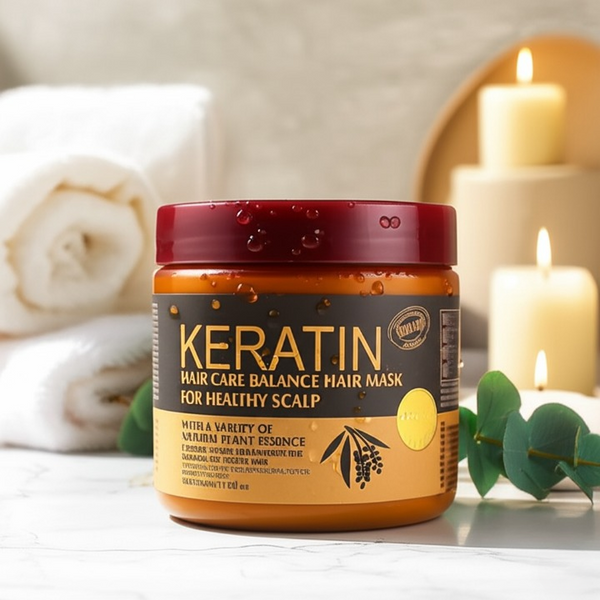 Keratin Hair Mask Treatment – Deep Repair &amp; Strengthening Formula with Nourishing Keratin Complex | Rmaged Hair, Enhances Shine, Controls Frizz &amp; Protects Color-Treated Hair – Profestores Daessional Salon-Quality Care at Home 300ml