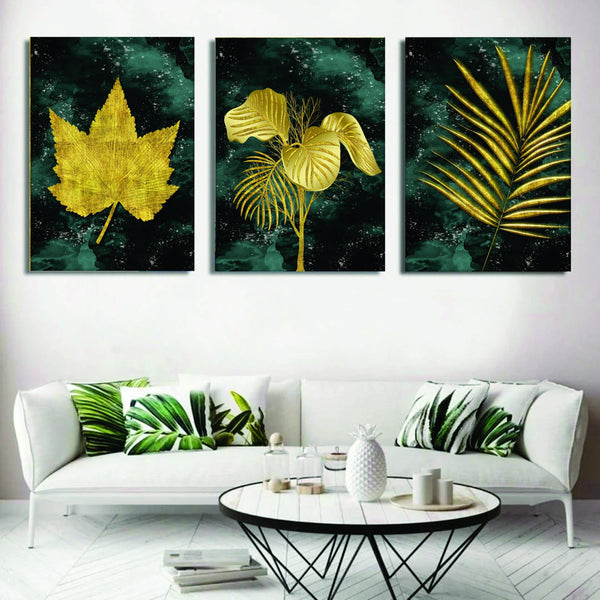 Set of 3 Wall Art Wooden Phototile Frames for Wall Decor