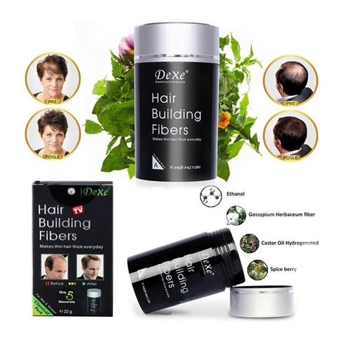 DeXe - Hair Building Fibers Makes Thin Hairs Thick Everyday For Men &amp; Women