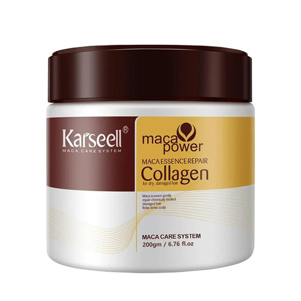 Karseell Hair Mask Collagen Treatment Cream – Argan Oil &amp; Maca Essence, 6.76 fl.OZ - 500ml ( Without Box )