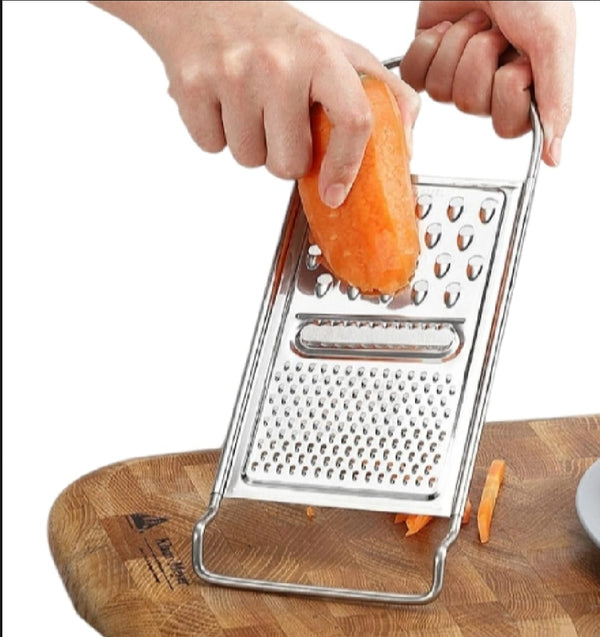 Stainless Steel Kadu Kash Grater – Multi-Purpose Vegetable, Fruit, and Nut Cutter, Chopper &amp; Peeler