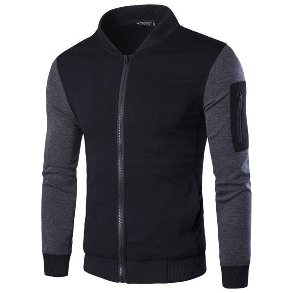 Grey Sleeve Style Full Jacket - Elevate Your Style with Our Dashing Full Bazo Jacket: Fashionable, Trendy, Premium Quality, and Finely Stitched