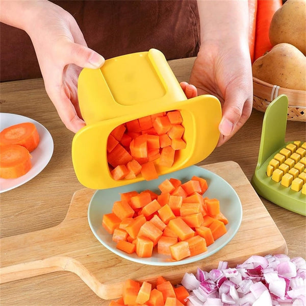 Multi-Function Handheld Chopper – Dicing, Slitting &amp; Slicing Tool for Quick Food Prep