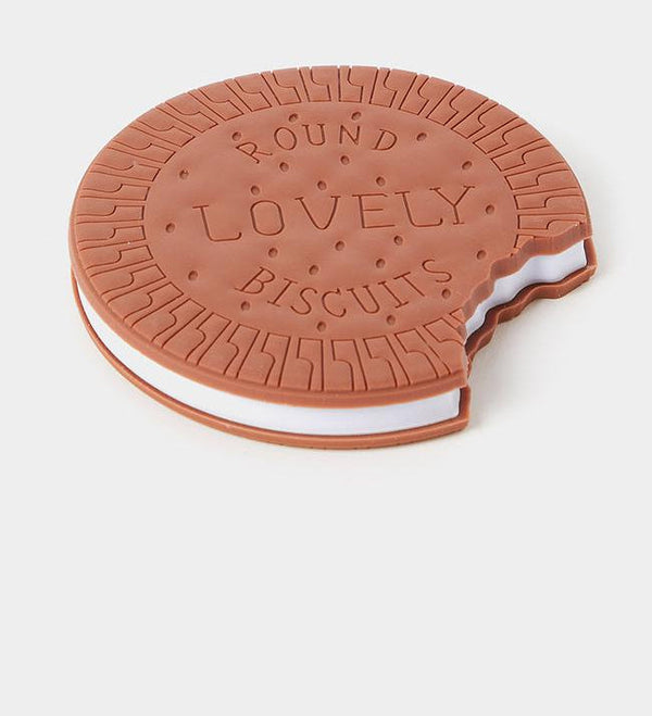 Biscuit Shaped Notebook – 80 Pages Round Steno Pad for Students, Artists &amp; Kids – Fun Chocolate Biscuit Design, Portable Memo Notepad for Notes, Sketching, Doodling &amp; Creative Writing