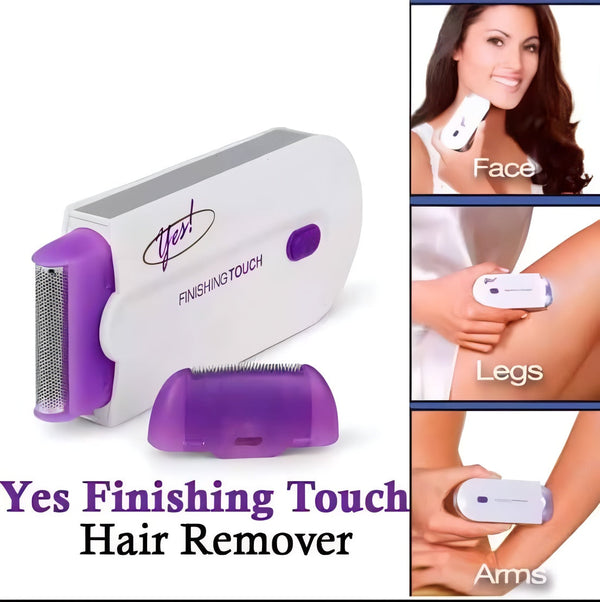 Women’s Electric Hair Remover with Advanced Sensa-Light Technology &amp; Built-in LED Light | Safe &amp; Painless Shaver for Face, Arms, Armpits, Legs &amp; Full Body | Portable Lipstick-Design Razor, Washable Head, Gentle on Skin, Battery Operated