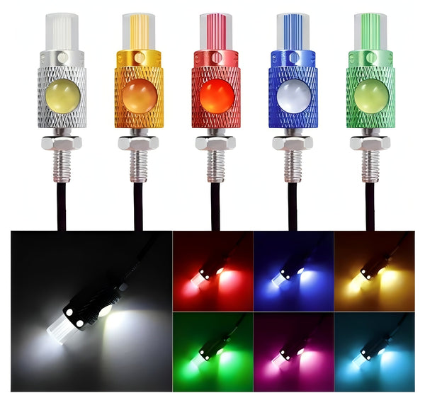 Motorbike Universal Mini LED Indicator &amp; Number Plate Light – Super Bright 12V 1W Aluminum Waterproof Signal Lamp – Long-Lasting, Energy-Efficient Motorcycle &amp; Car Lighting Accessory