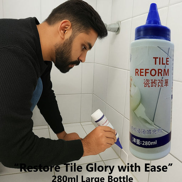 (280ML)Tile Reform Glue Tiles Gap Filler Agent | Waterproof Grout Sealant Adhesive Adhesive