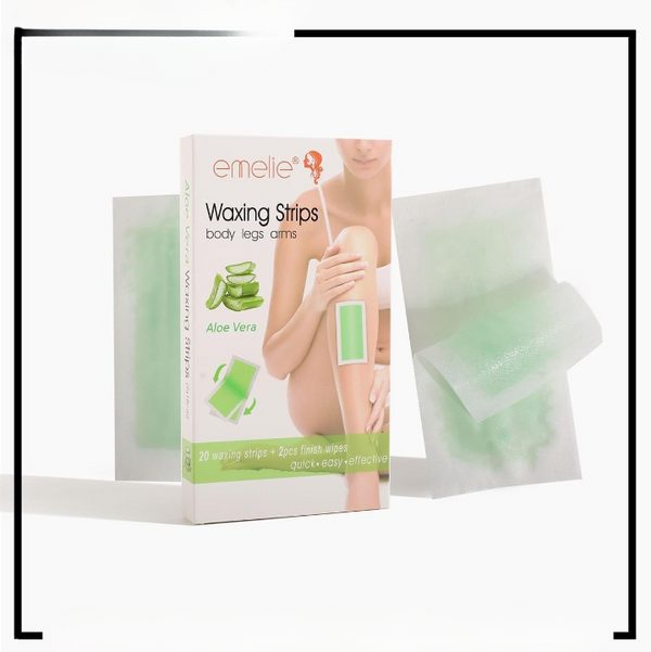 Pack of 20 Waxing Strips – Easy Hair Removal Strips for Smooth Skin, Delivered in Random Flavour