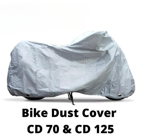 Bike Top Cover – Water &amp; Scratch Proof Parachute – Fits CD70CC and 125CC Bikes (Random color)