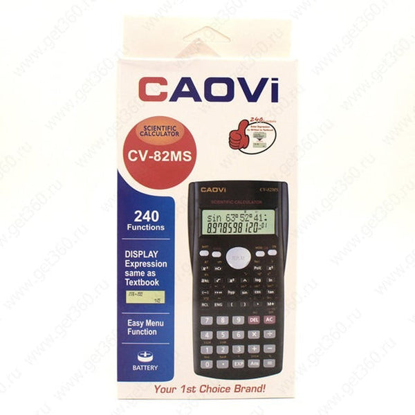 Caovi Scientific Calculator – Two Line Display, Variables List, Prime Factorization &amp; Random Integers