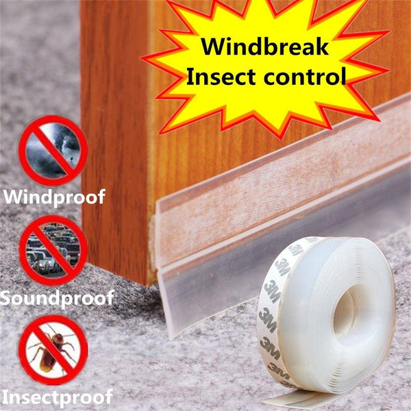 5 Meter Door and Window Seal Strip – 3M Adhesive Weather Stripping – Soundproof, Dustproof &amp; Energy Saving
