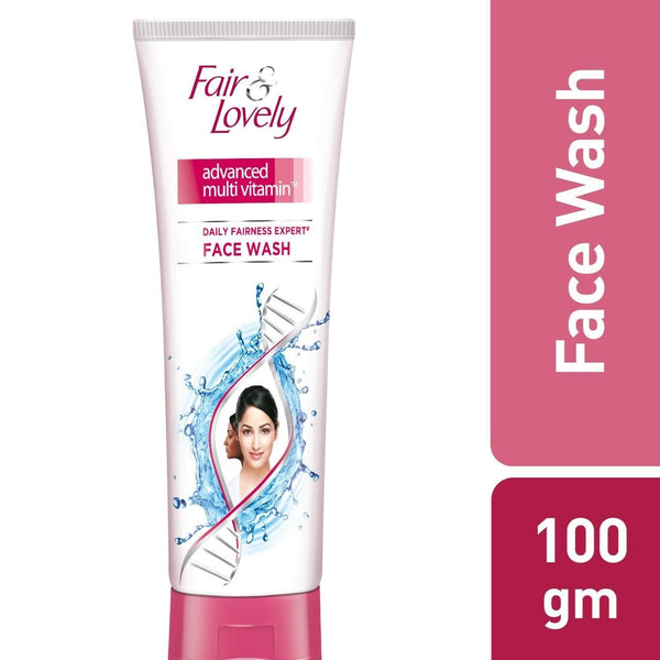 Fair &amp; Lovely Advanced Brightening Face Wash | Gentle Daily Cleansing Formula | Suitable for All Skin Types | Radiant &amp; Fresh Look (100ml)